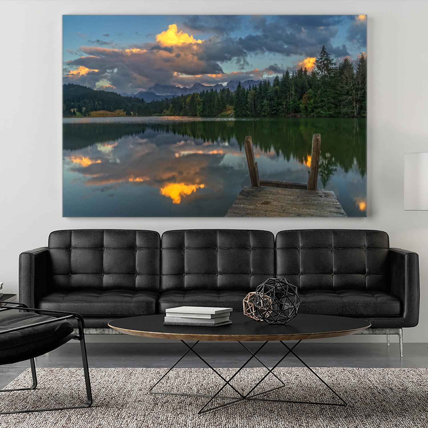 Late Swim by Anne Schneidersmann on GIANT ART - multicolor photography; landscapes