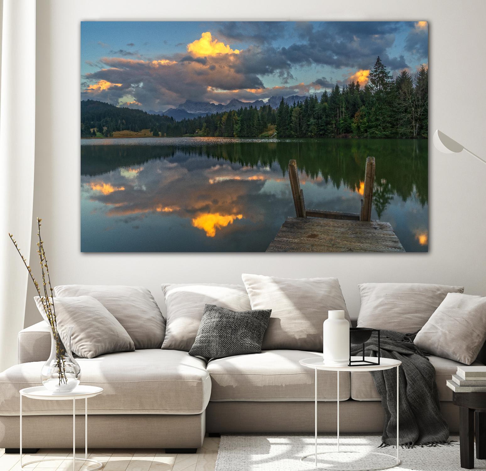 Late Swim by Anne Schneidersmann on GIANT ART - multicolor photography; landscapes