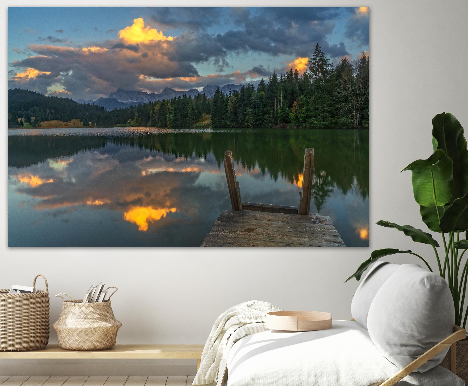 Late Swim by Anne Schneidersmann on GIANT ART - multicolor photography; landscapes