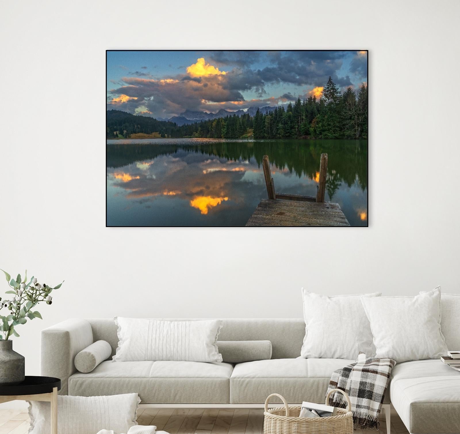 Late Swim by Anne Schneidersmann on GIANT ART - multicolor photography; landscapes