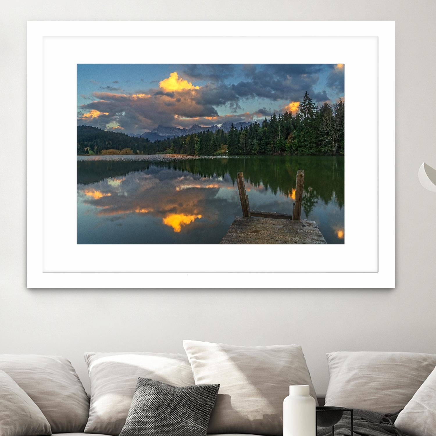 Late Swim by Anne Schneidersmann on GIANT ART - multicolor photography; landscapes