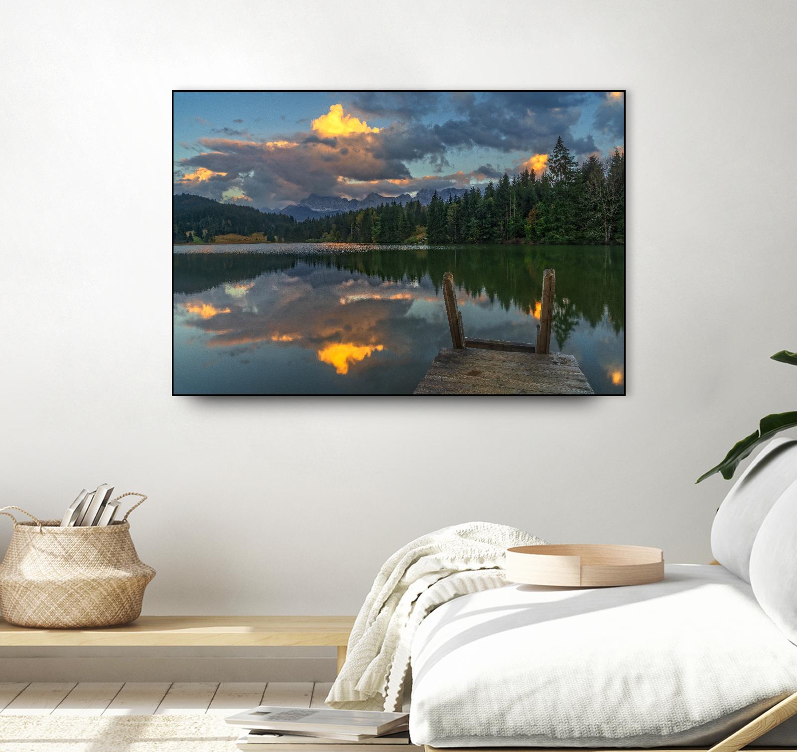 Late Swim by Anne Schneidersmann on GIANT ART - multicolor photography; landscapes