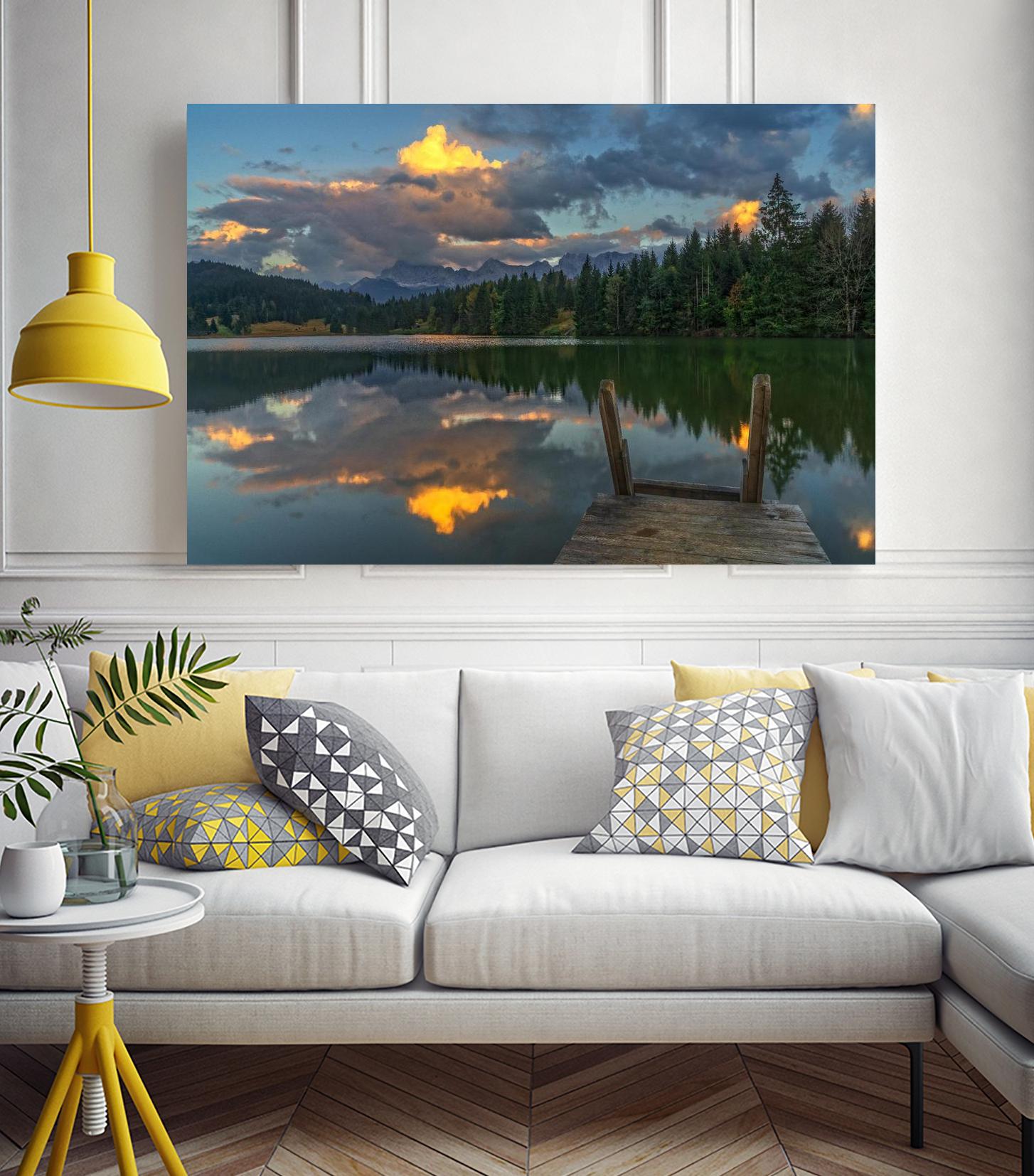 Late Swim by Anne Schneidersmann on GIANT ART - multicolor photography; landscapes