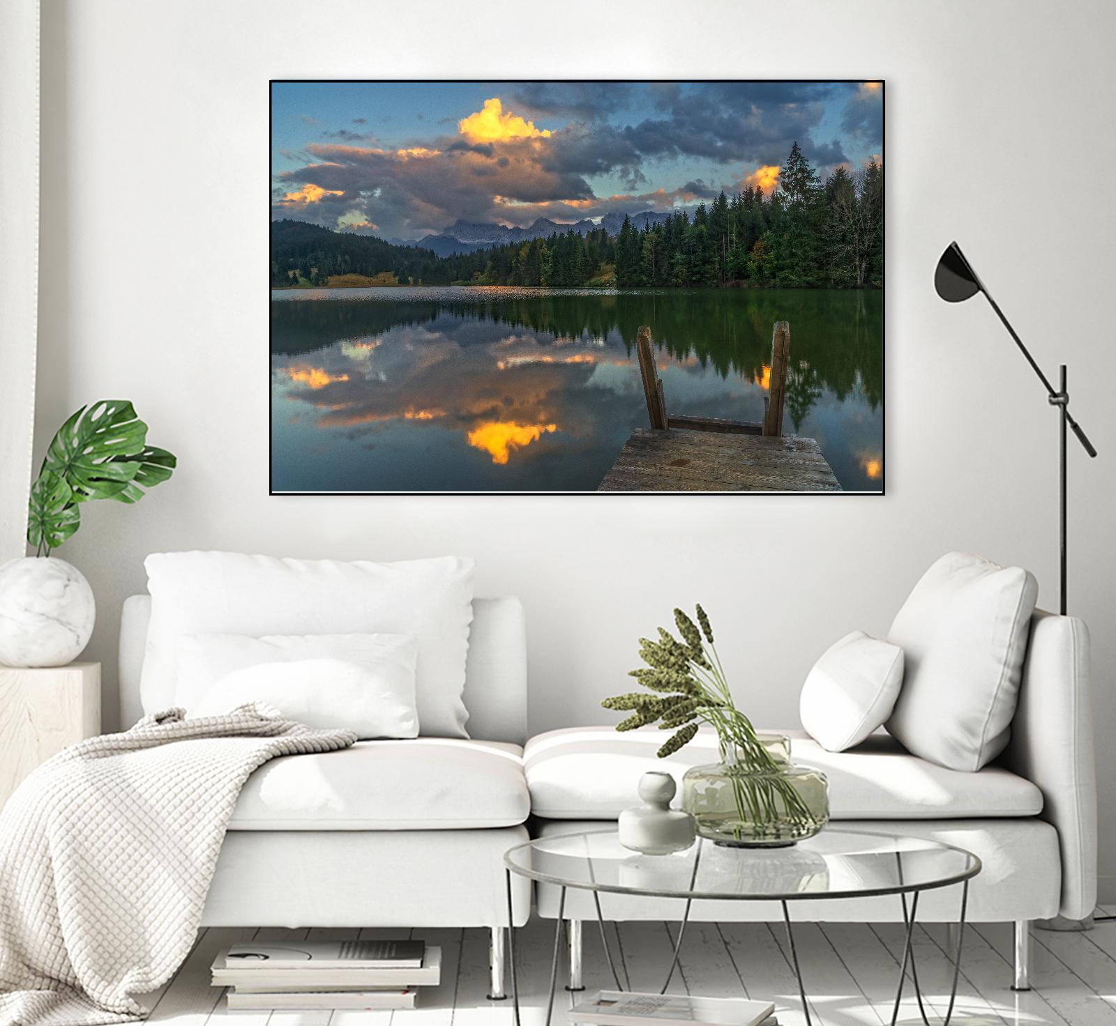 Late Swim by Anne Schneidersmann on GIANT ART - multicolor photography; landscapes