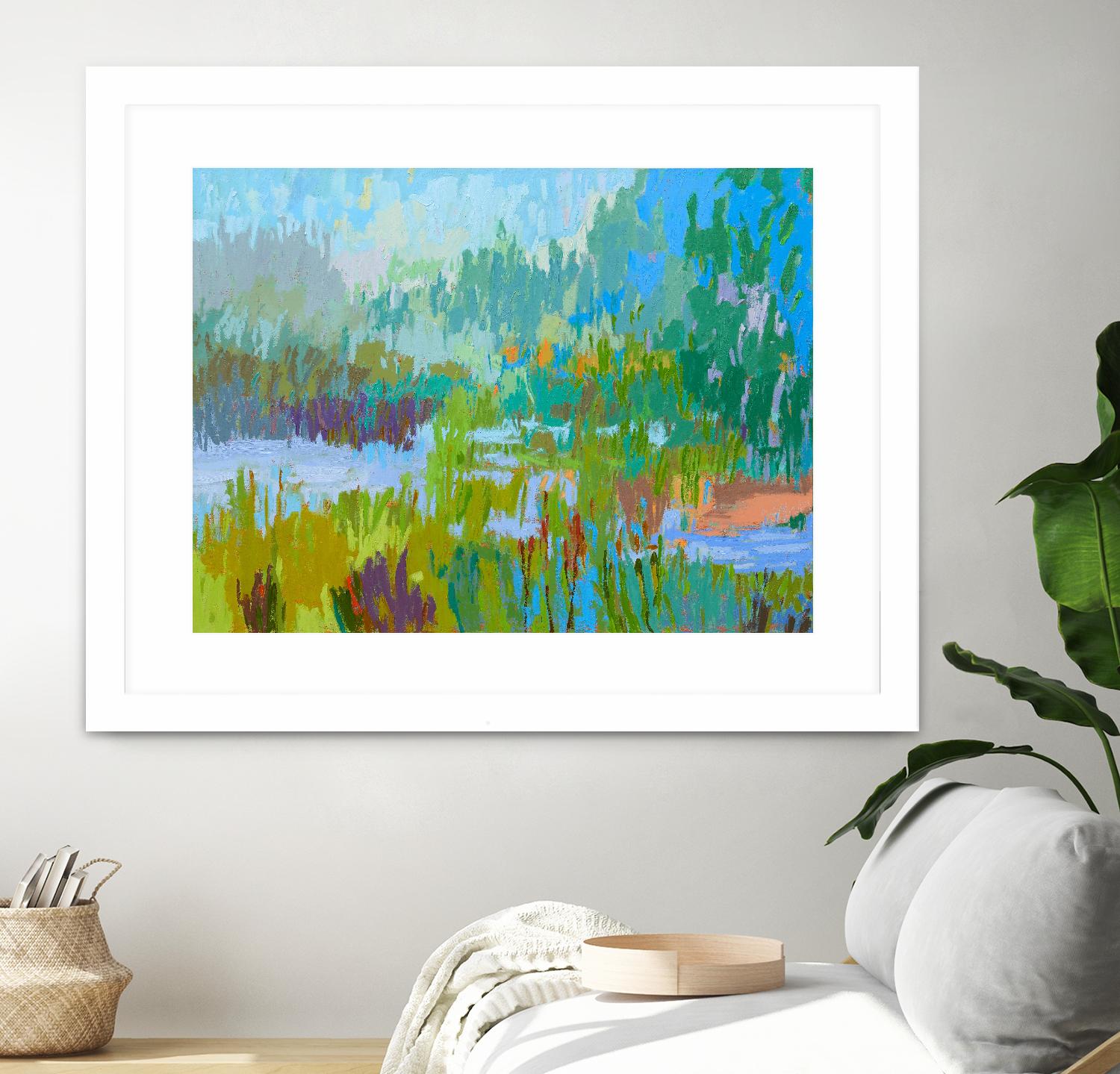 Southern Charm II by Jane Schmidt on GIANT ART - multicolor landscapes; contemporary