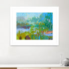 Southern Charm II by Jane Schmidt on GIANT ART - multicolor landscapes; contemporary
