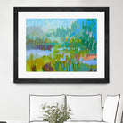 Southern Charm II by Jane Schmidt on GIANT ART - multicolor landscapes; contemporary