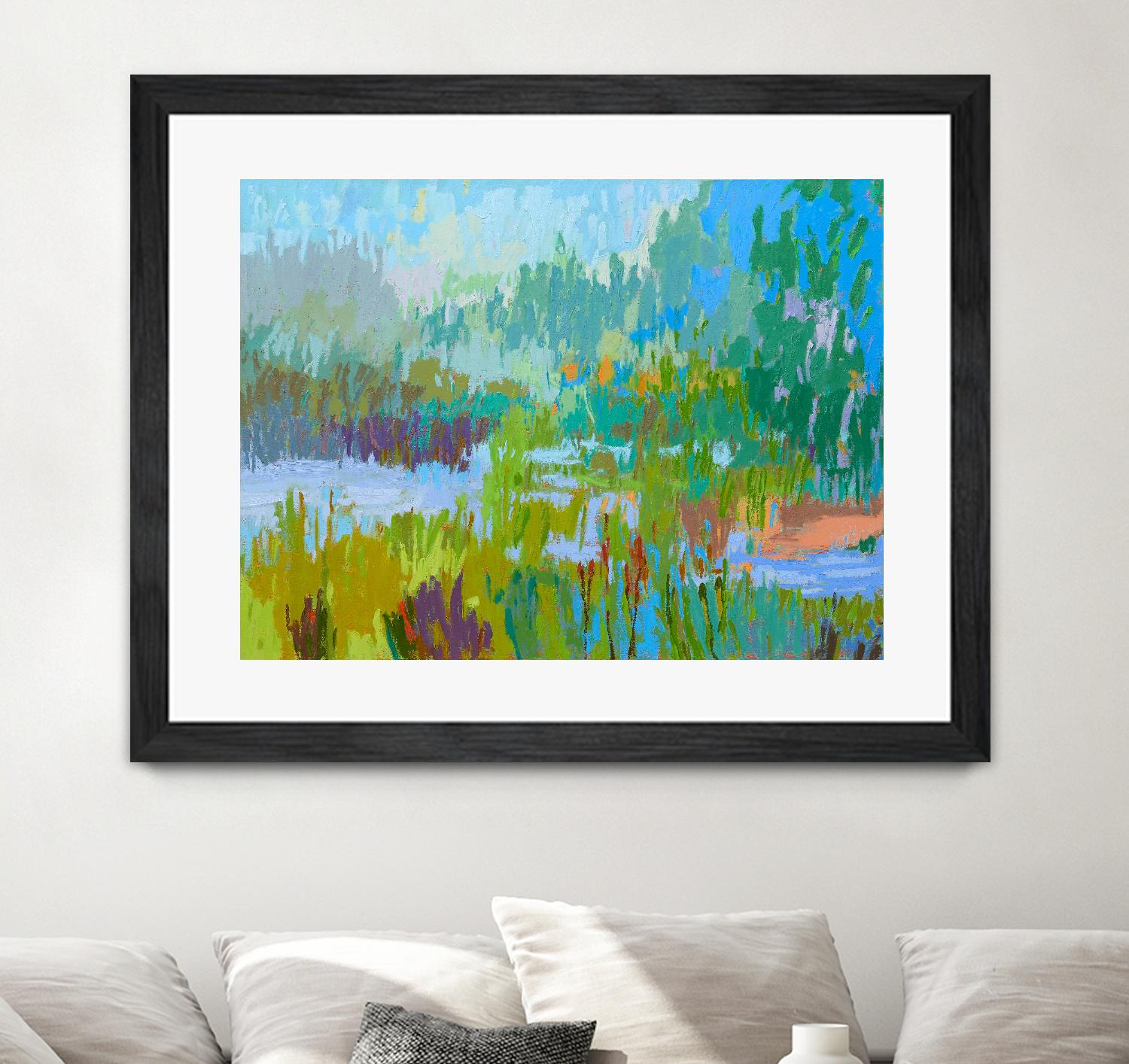 Southern Charm II by Jane Schmidt on GIANT ART - multicolor landscapes; contemporary