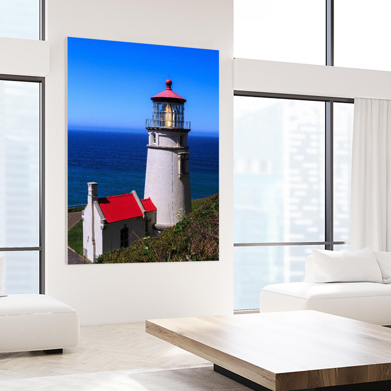 Heceta Head Lighthouse by Shawn/Corinne Severn on GIANT ART - multicolor photography; coastal