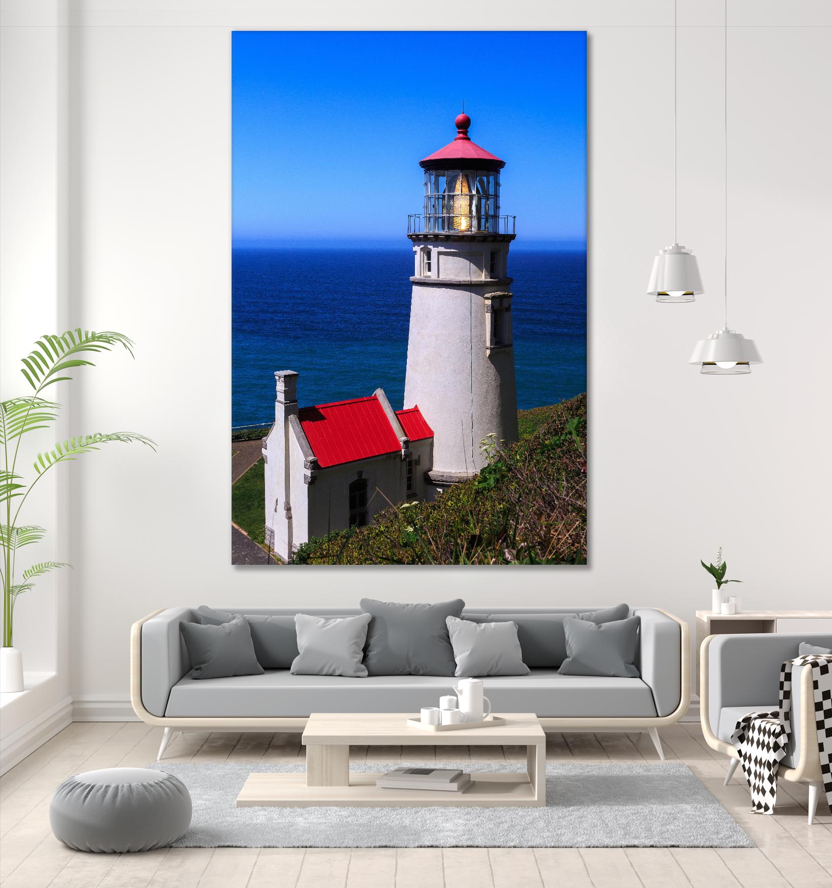 Heceta Head Lighthouse by Shawn/Corinne Severn on GIANT ART - multicolor photography; coastal