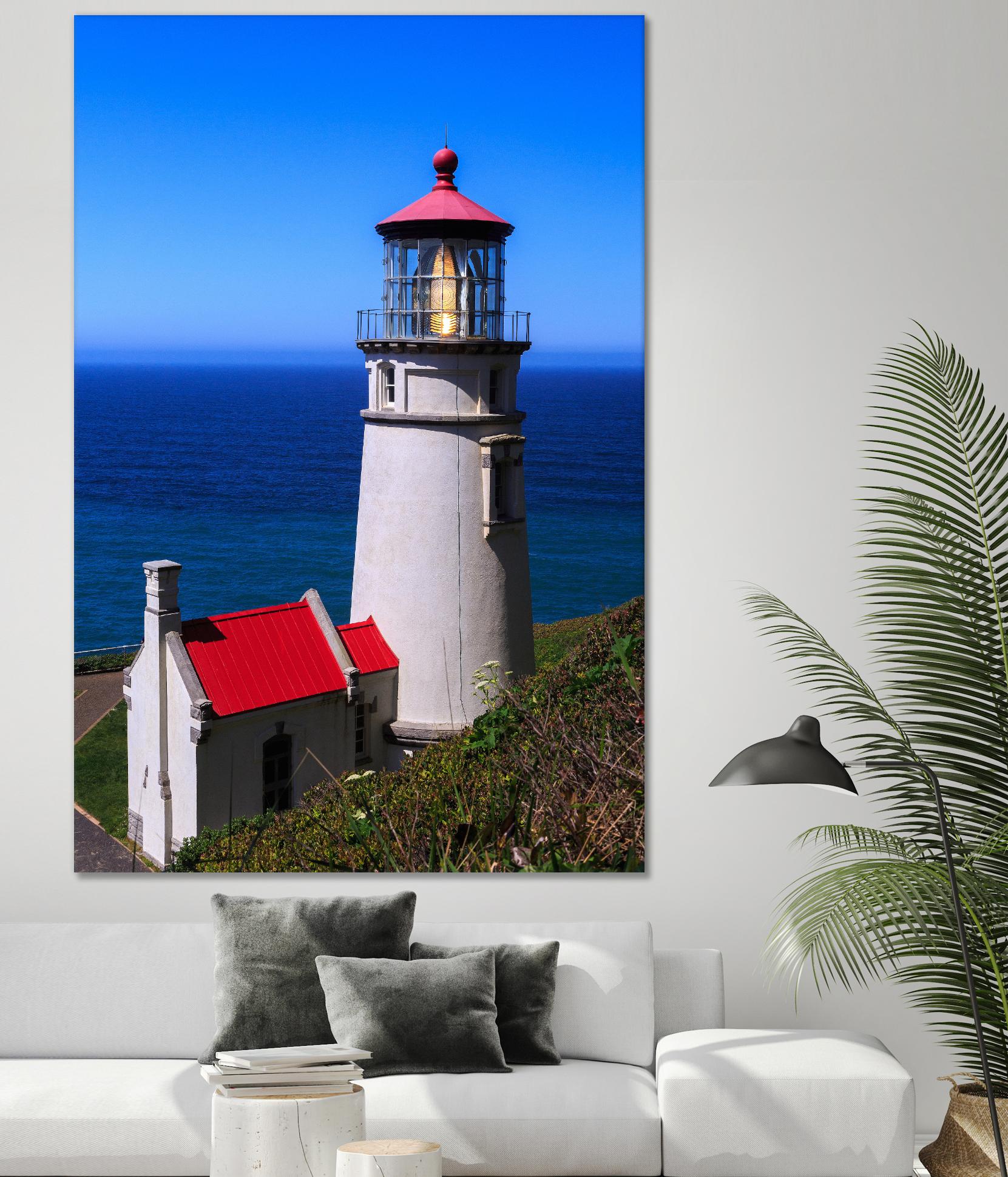 Heceta Head Lighthouse by Shawn/Corinne Severn on GIANT ART - multicolor photography; coastal