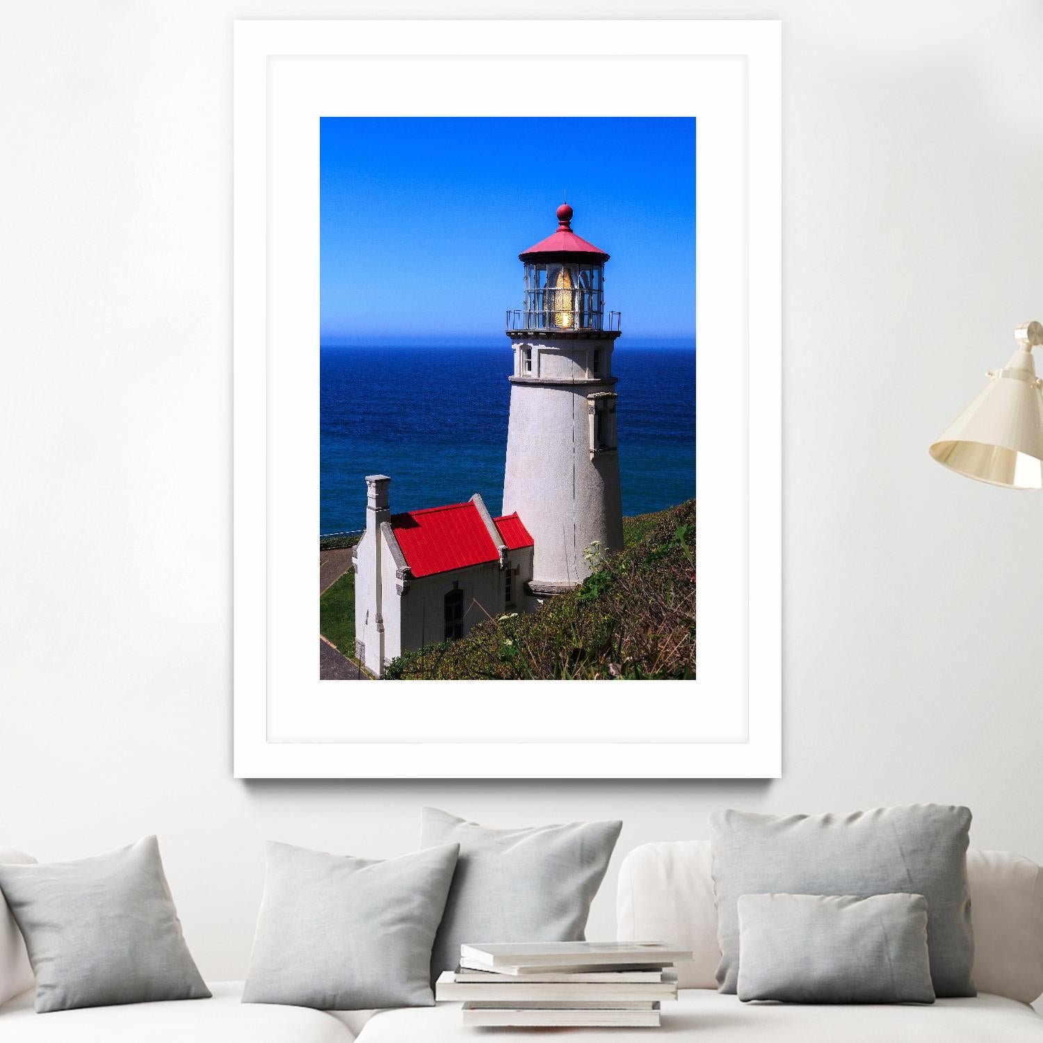 Heceta Head Lighthouse by Shawn/Corinne Severn on GIANT ART - multicolor photography; coastal
