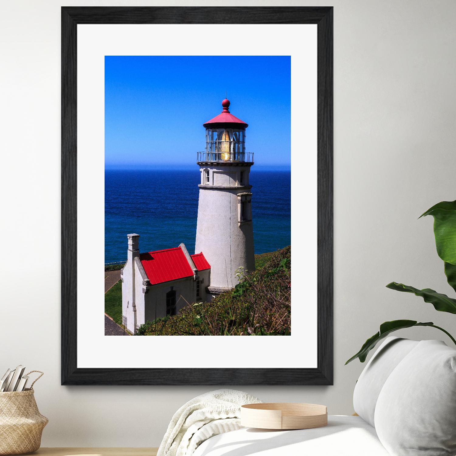 Heceta Head Lighthouse by Shawn/Corinne Severn on GIANT ART - multicolor photography; coastal