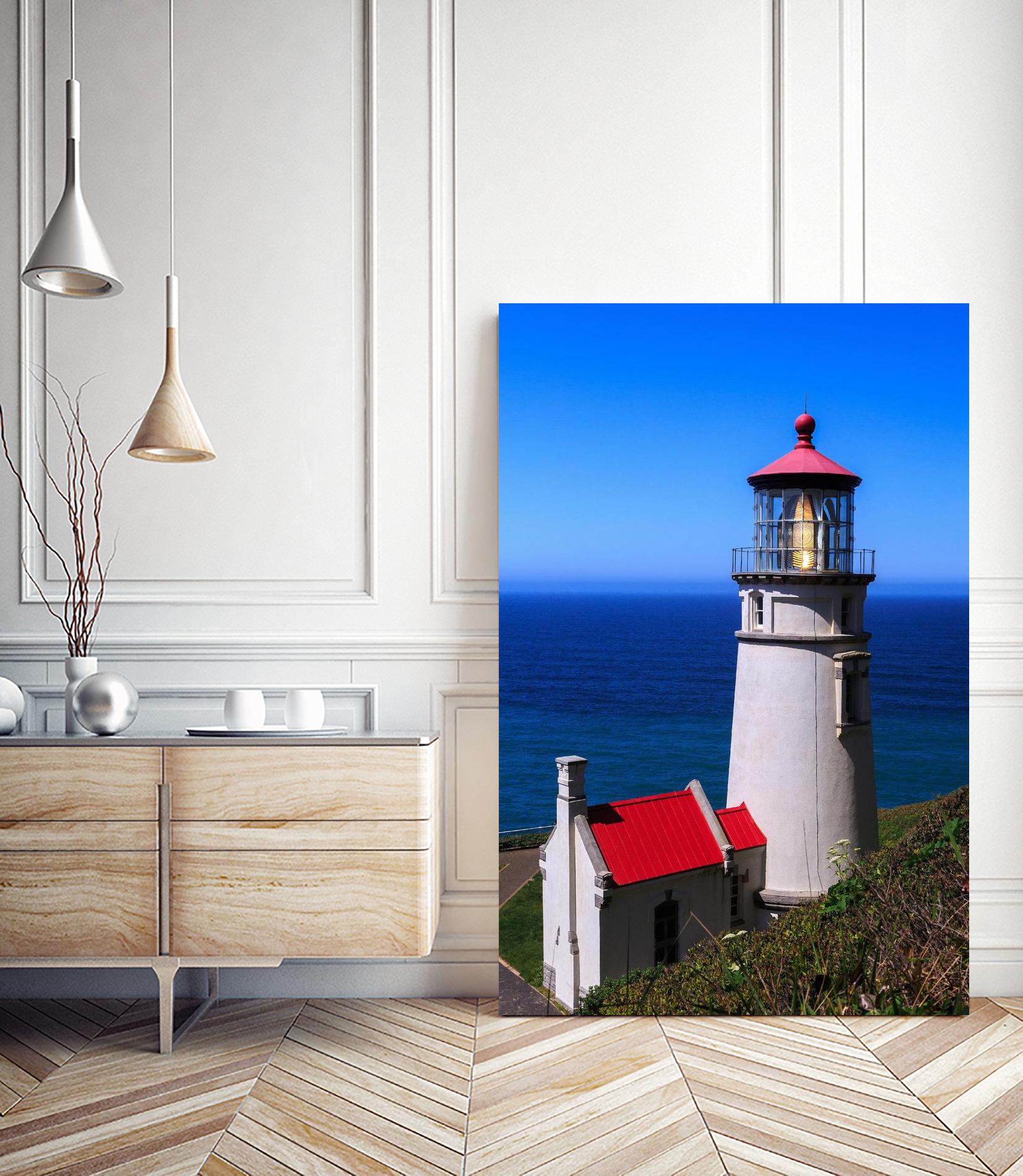 Heceta Head Lighthouse by Shawn/Corinne Severn on GIANT ART - multicolor photography; coastal