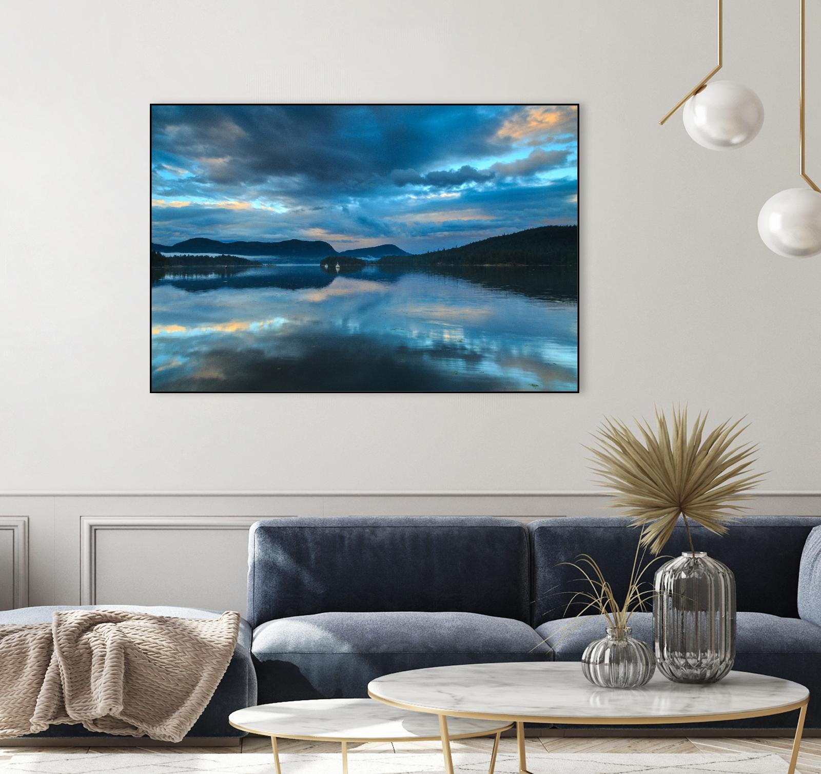 Waiatt Bay Evening by Shawn/Corinne Severn on GIANT ART - multicolor landscapes; photography; coastal