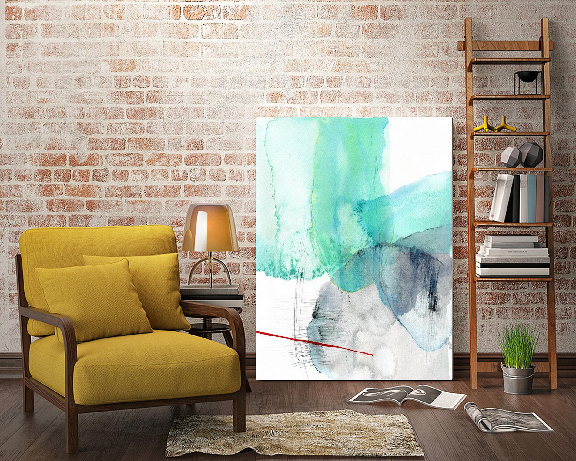 Beach Study 1 by Elisa Sheehan on GIANT ART - multicolor abstracts; contemporary