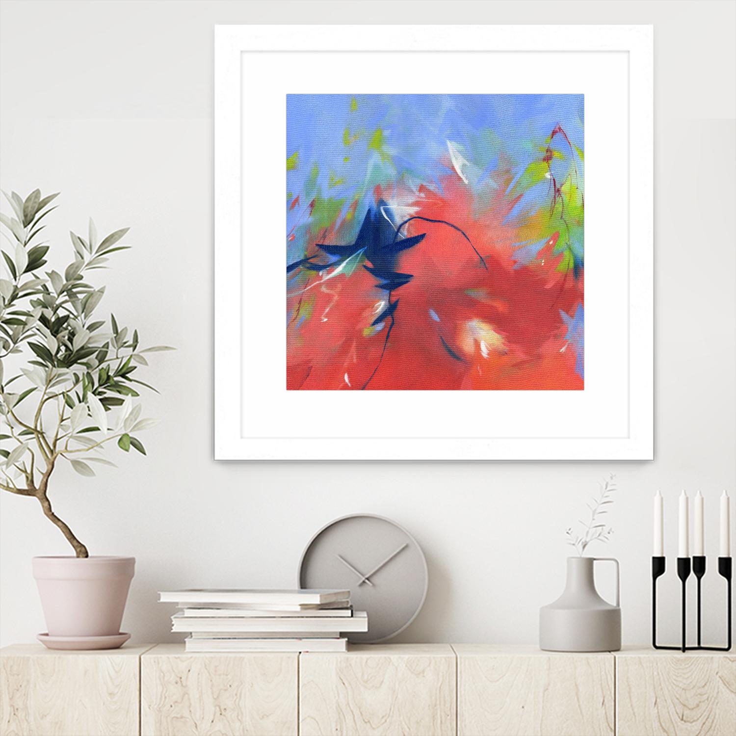 Bonfire by Elisa Sheehan on GIANT ART - multicolor abstracts; contemporary