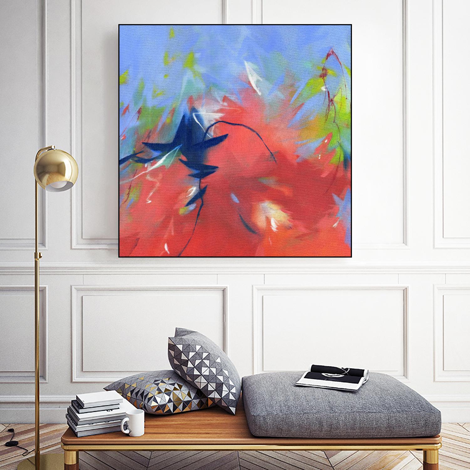Bonfire by Elisa Sheehan on GIANT ART - multicolor abstracts; contemporary