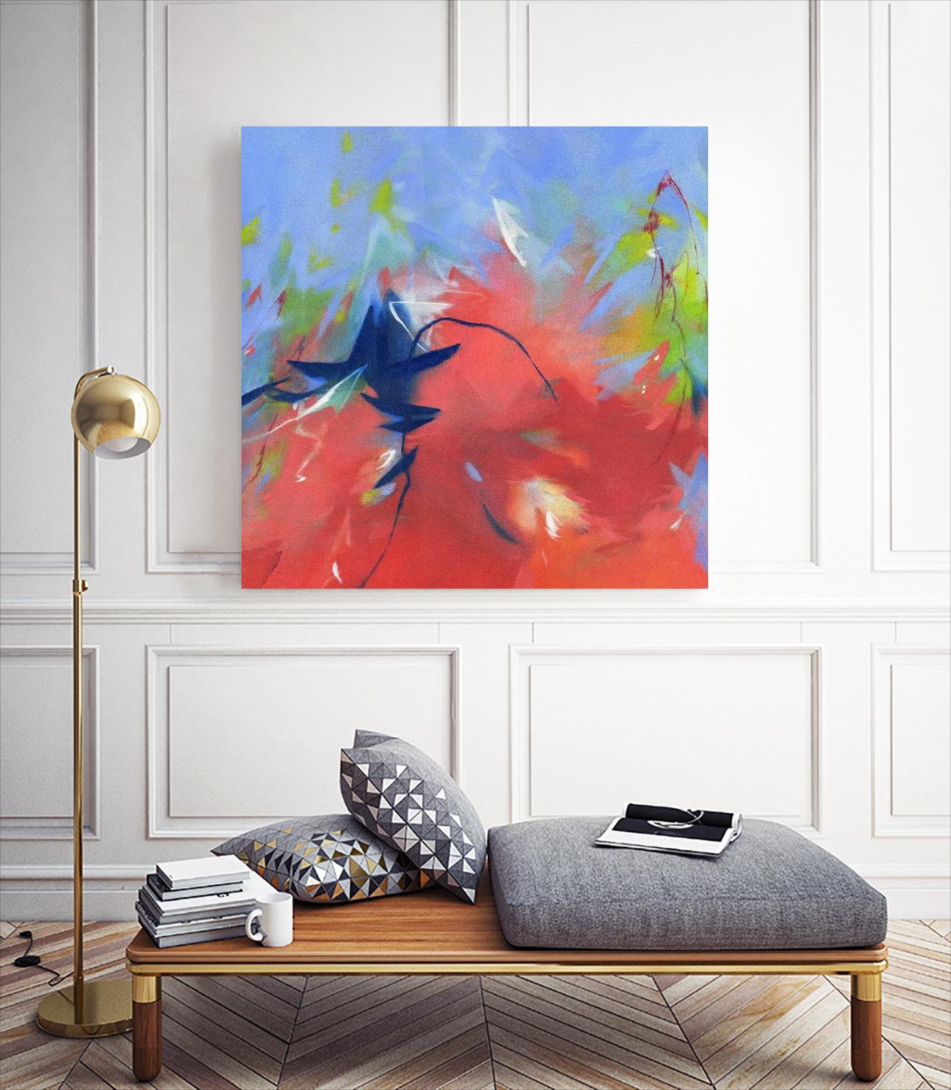 Bonfire by Elisa Sheehan on GIANT ART - multicolor abstracts; contemporary