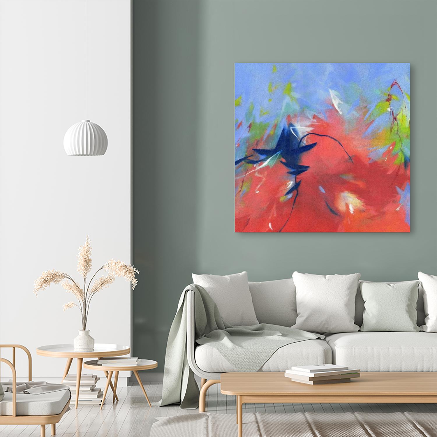 Bonfire by Elisa Sheehan on GIANT ART - multicolor abstracts; contemporary