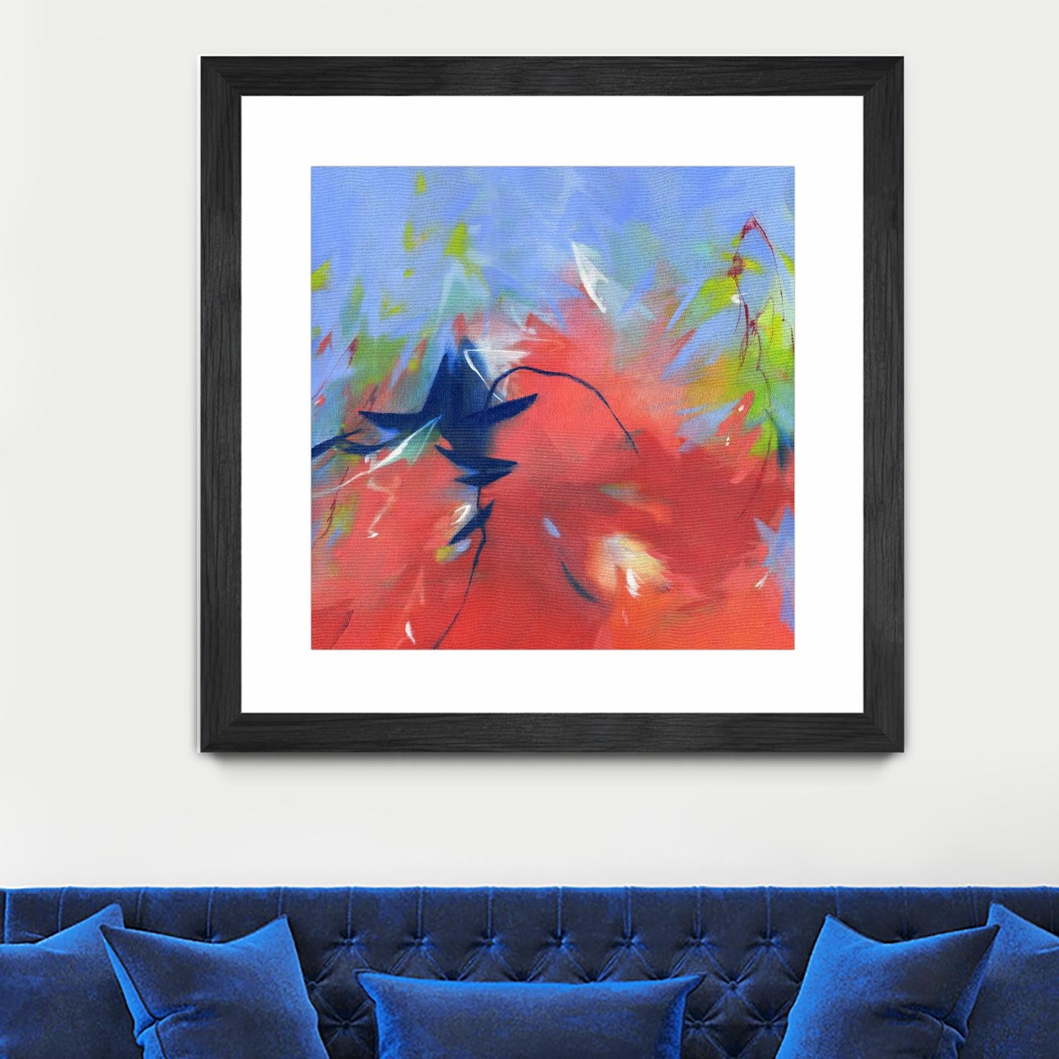 Bonfire by Elisa Sheehan on GIANT ART - multicolor abstracts; contemporary