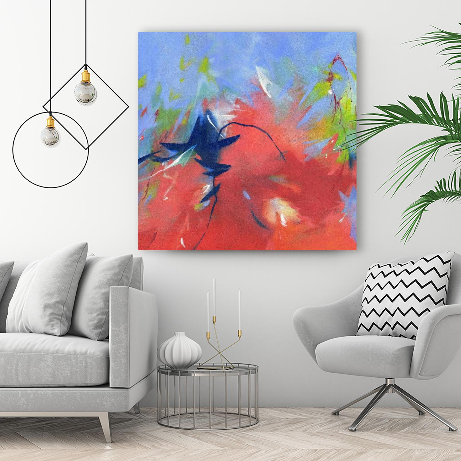 Bonfire by Elisa Sheehan on GIANT ART - multicolor abstracts; contemporary