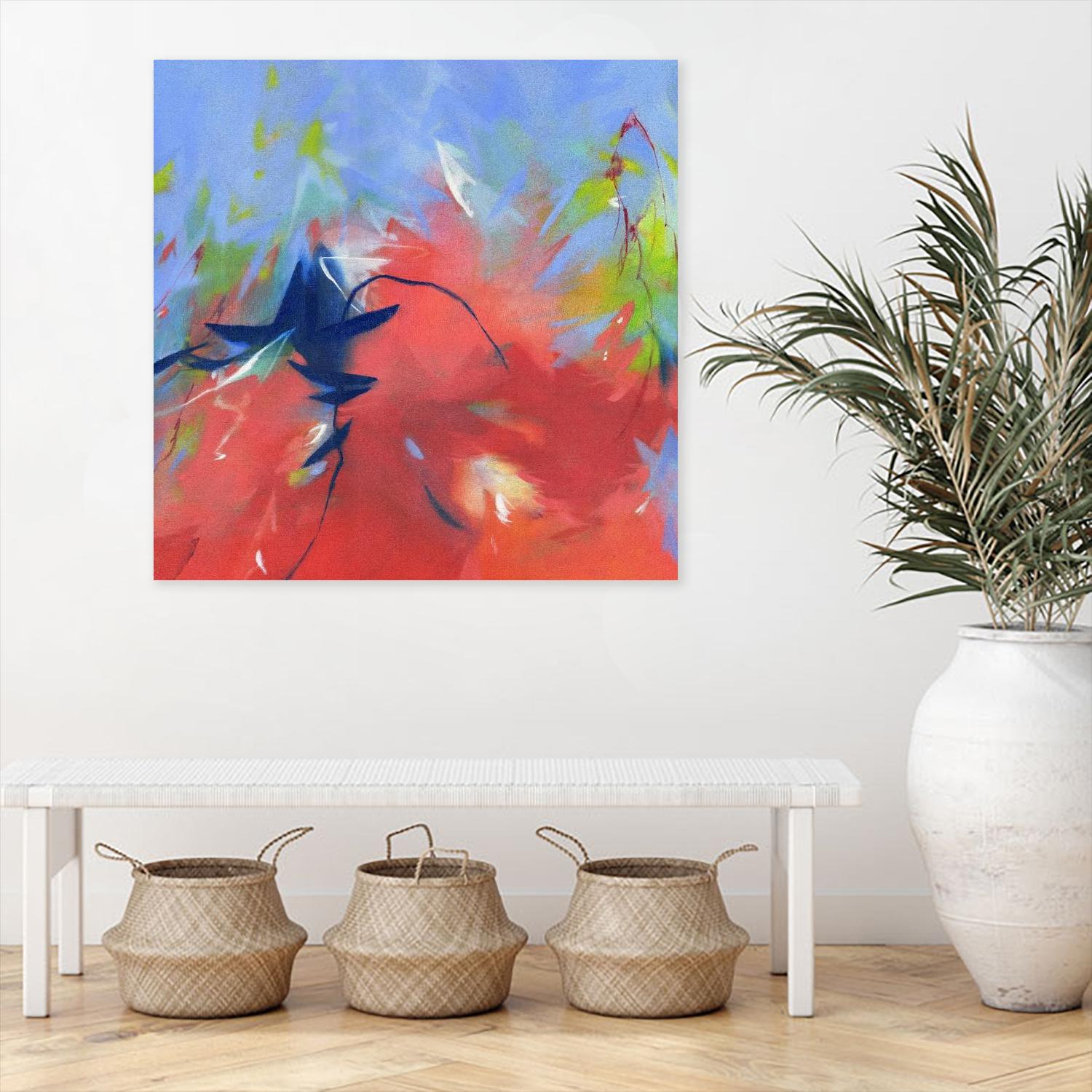 Bonfire by Elisa Sheehan on GIANT ART - multicolor abstracts; contemporary