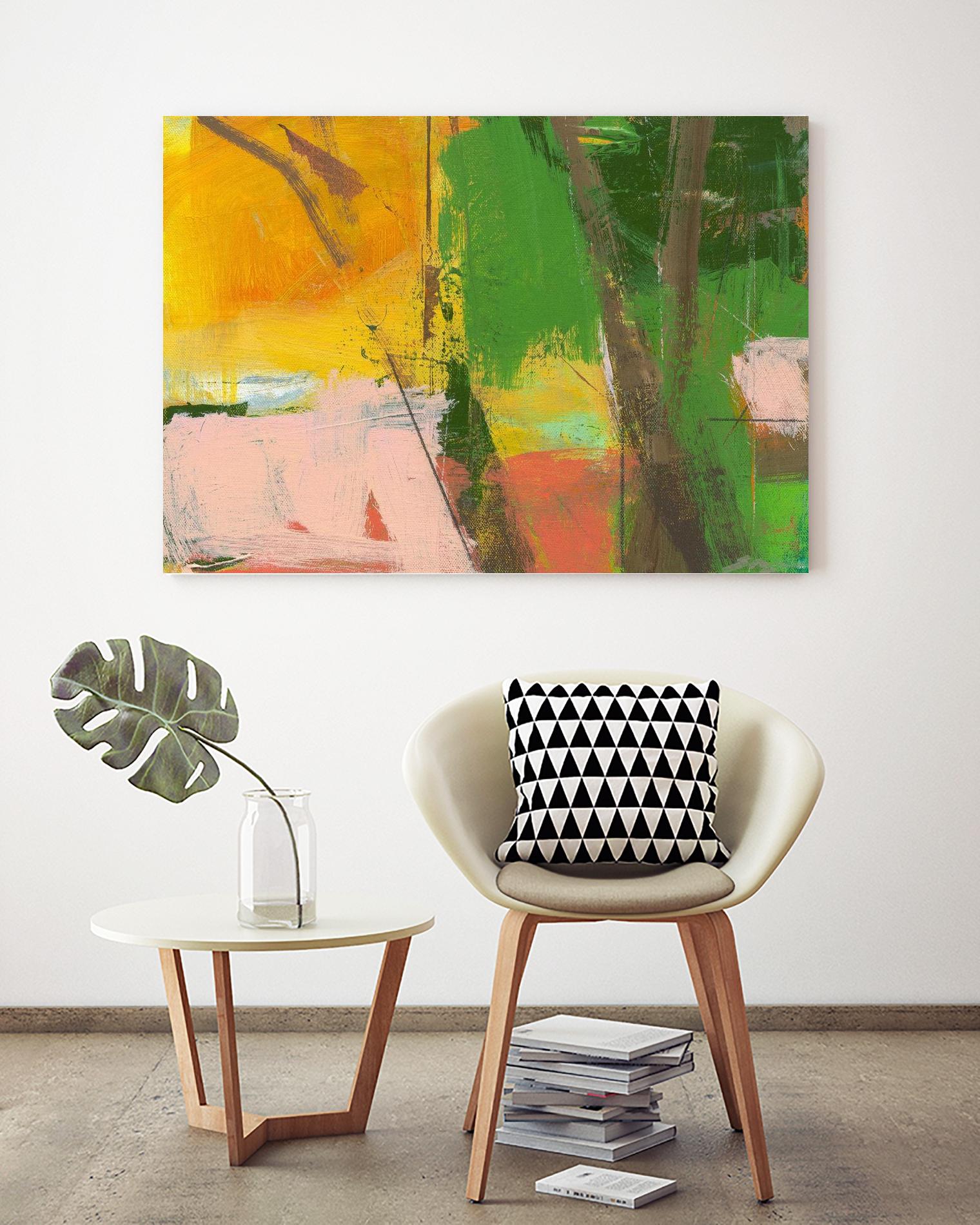 Pink Light Fragment 9 by Angela Saxon on GIANT ART - multicolor abstracts; contemporary