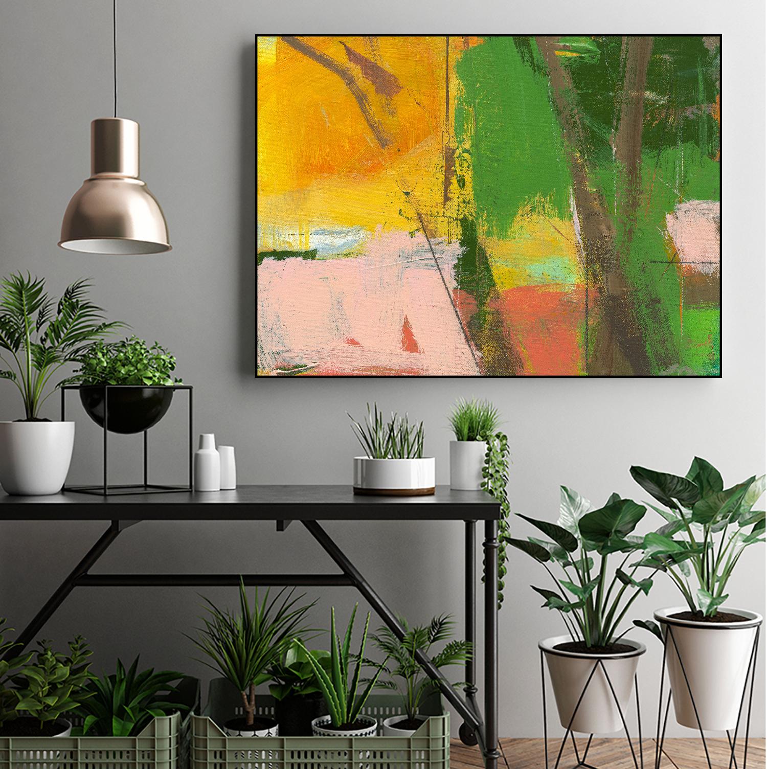 Pink Light Fragment 9 by Angela Saxon on GIANT ART - multicolor abstracts; contemporary