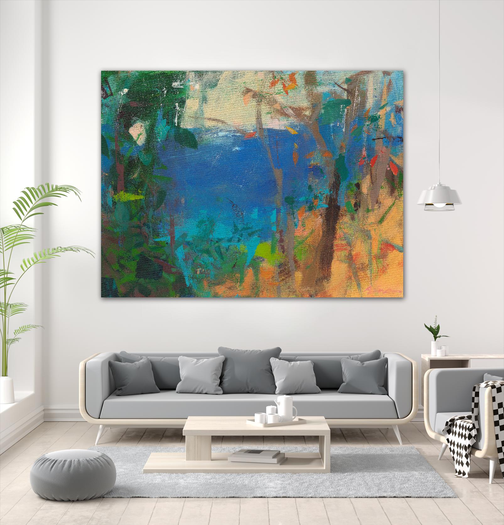 Skylark by Angela Saxon on GIANT ART - multicolor coastal; landscapes; contemporary; abstracts