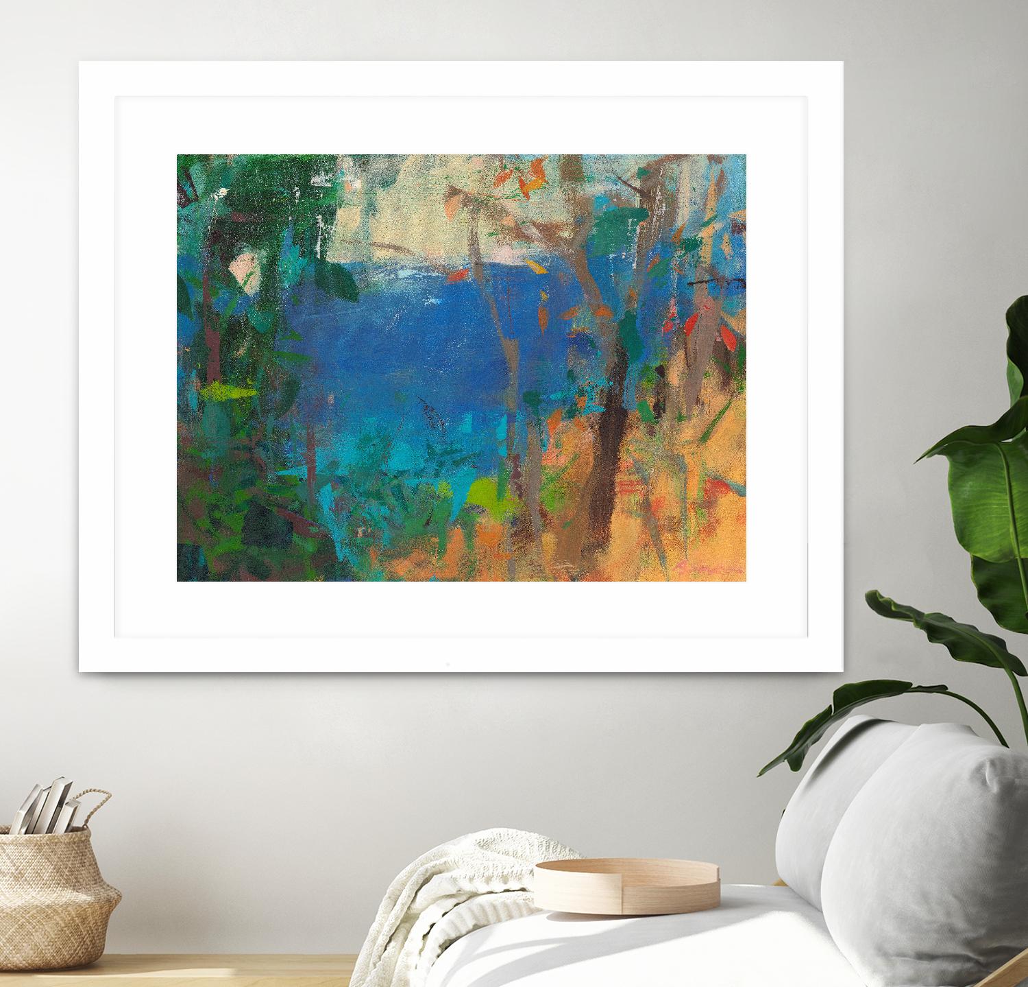 Skylark by Angela Saxon on GIANT ART - multicolor coastal; landscapes; contemporary; abstracts