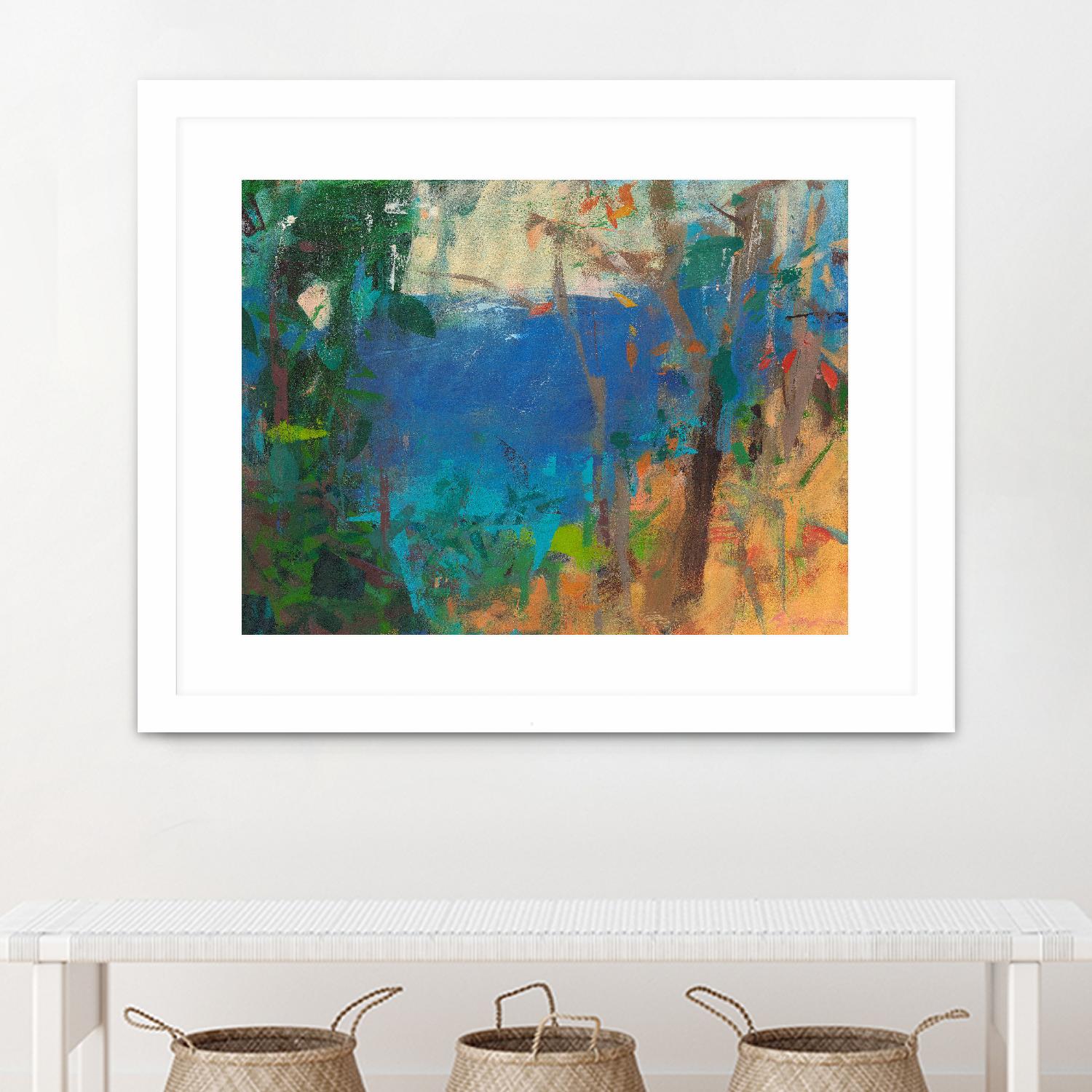 Skylark by Angela Saxon on GIANT ART - multicolor coastal; landscapes; contemporary; abstracts