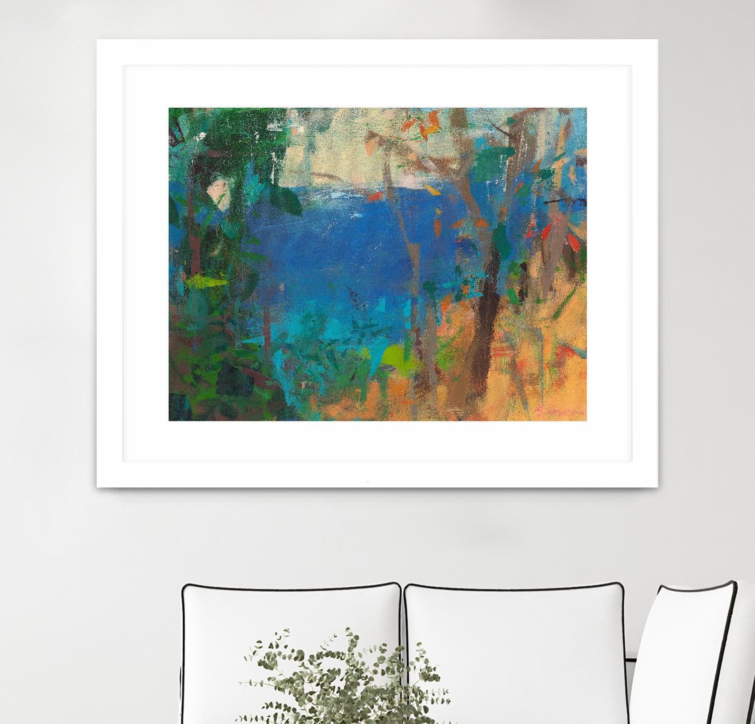 Skylark by Angela Saxon on GIANT ART - multicolor coastal; landscapes; contemporary; abstracts