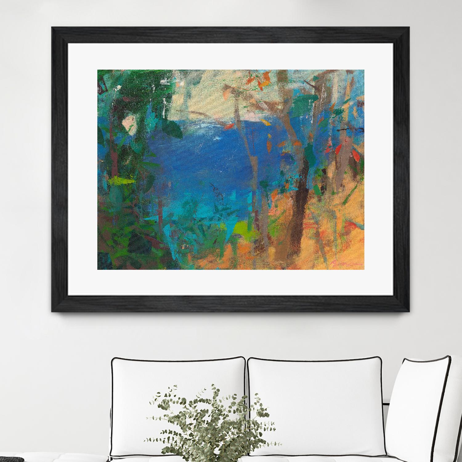 Skylark by Angela Saxon on GIANT ART - multicolor coastal; landscapes; contemporary; abstracts