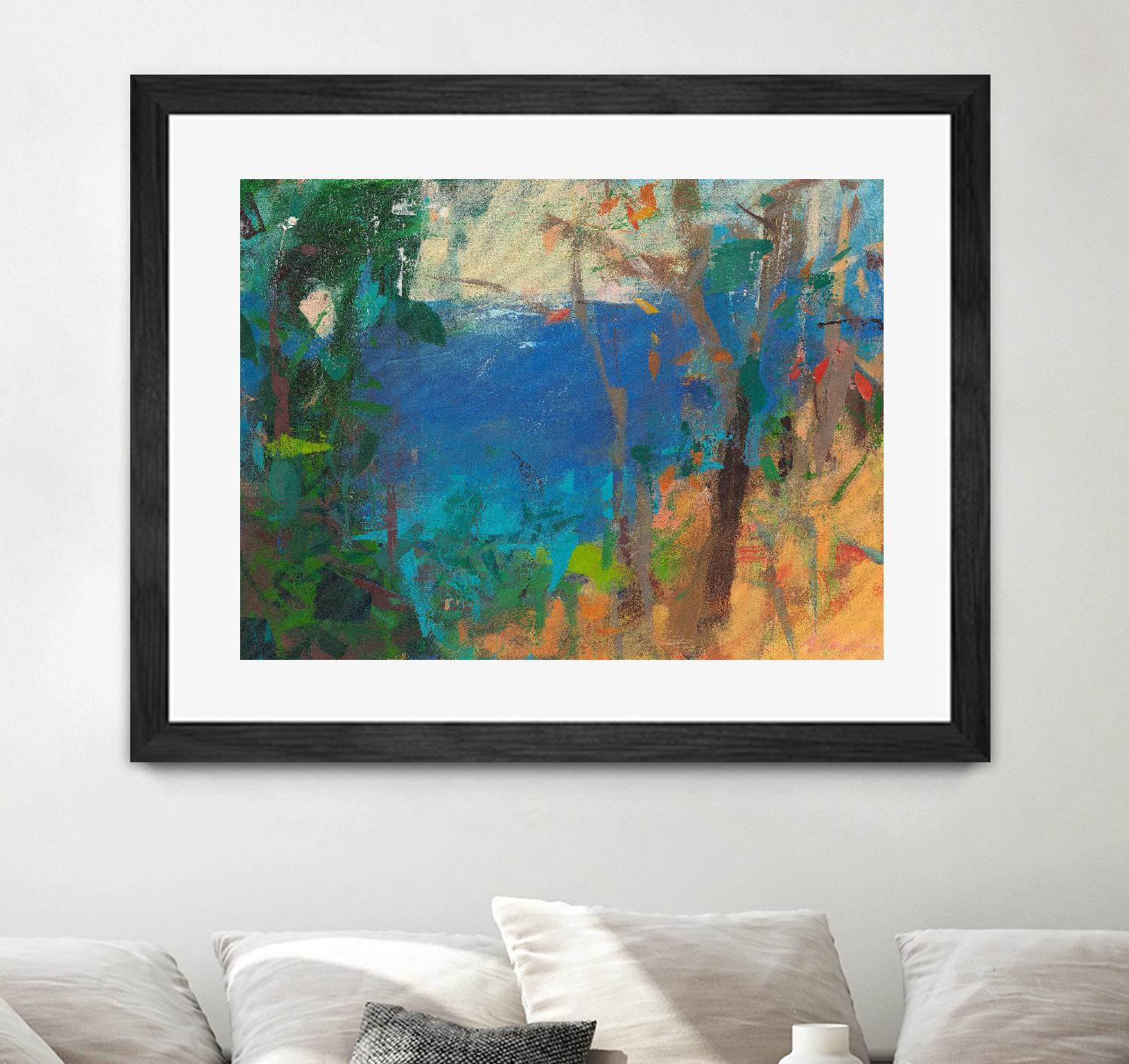 Skylark by Angela Saxon on GIANT ART - multicolor coastal; landscapes; contemporary; abstracts