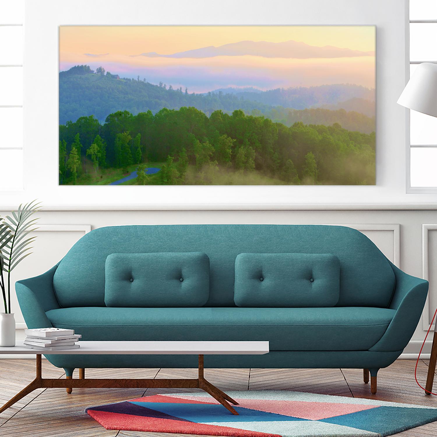 Brasstown Valley Overlook by Steve Vaughn on GIANT ART - multicolor photography; landscapes