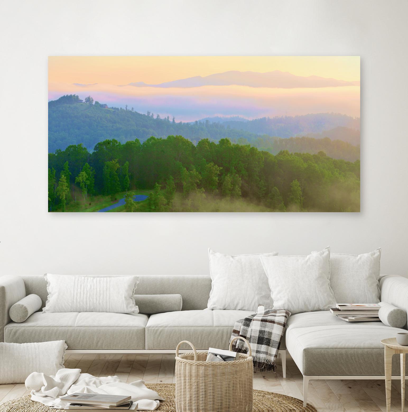 Brasstown Valley Overlook by Steve Vaughn on GIANT ART - multicolor photography; landscapes