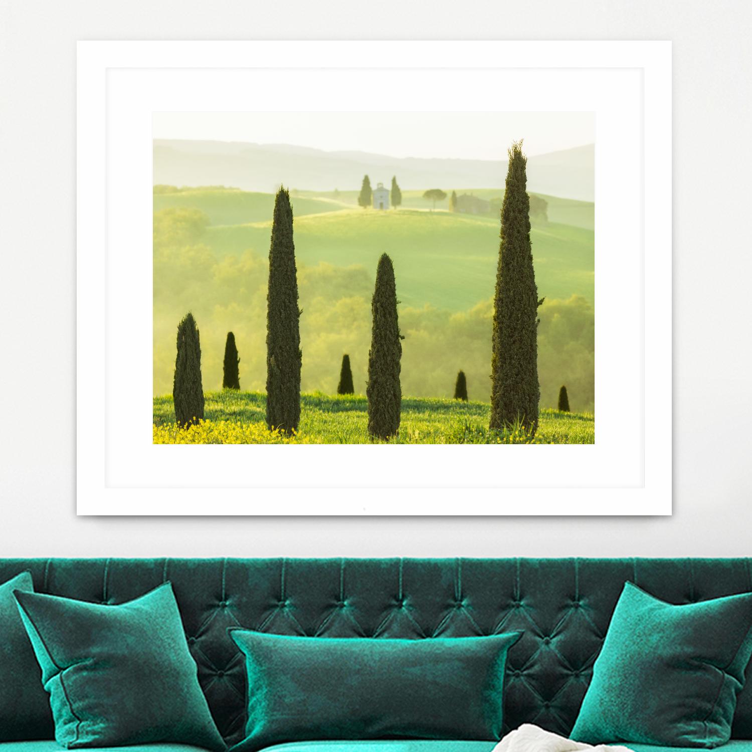 Tuscan Temple by Lars Van de Goor on GIANT ART - multicolor photography; landscapes
