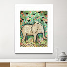 Kiss for Srini by Judy Verhoeven on GIANT ART - multicolor animals; contemporary