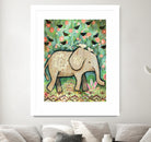 Kiss for Srini by Judy Verhoeven on GIANT ART - multicolor animals; contemporary