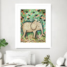 Kiss for Srini by Judy Verhoeven on GIANT ART - multicolor animals; contemporary