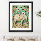 Kiss for Srini by Judy Verhoeven on GIANT ART - multicolor animals; contemporary