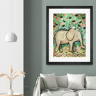 Kiss for Srini by Judy Verhoeven on GIANT ART - multicolor animals; contemporary