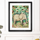 Kiss for Srini by Judy Verhoeven on GIANT ART - multicolor animals; contemporary