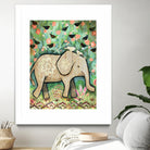 Kiss for Srini by Judy Verhoeven on GIANT ART - multicolor animals; contemporary