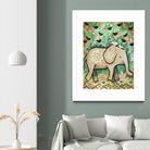 Kiss for Srini by Judy Verhoeven on GIANT ART - multicolor animals; contemporary