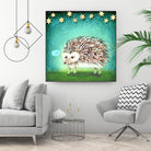 Porcupine for Thomas by Judy Verhoeven on GIANT ART - multicolor animals; contemporary