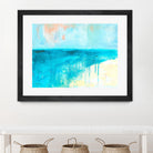 Coastal Blues 2 by Jan Weiss on GIANT ART - beige abstract