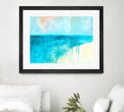 Coastal Blues 2 by Jan Weiss on GIANT ART - beige abstract