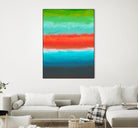 Night Coast Three by Jan Weiss on GIANT ART - red abstract